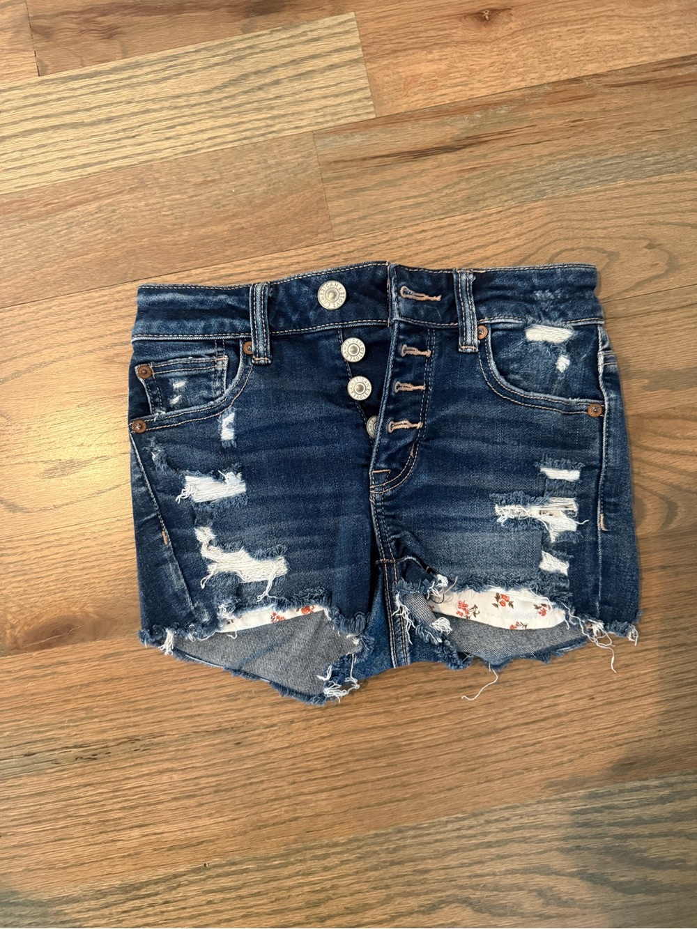 American Eagle Dark Wash Shorts Size 00